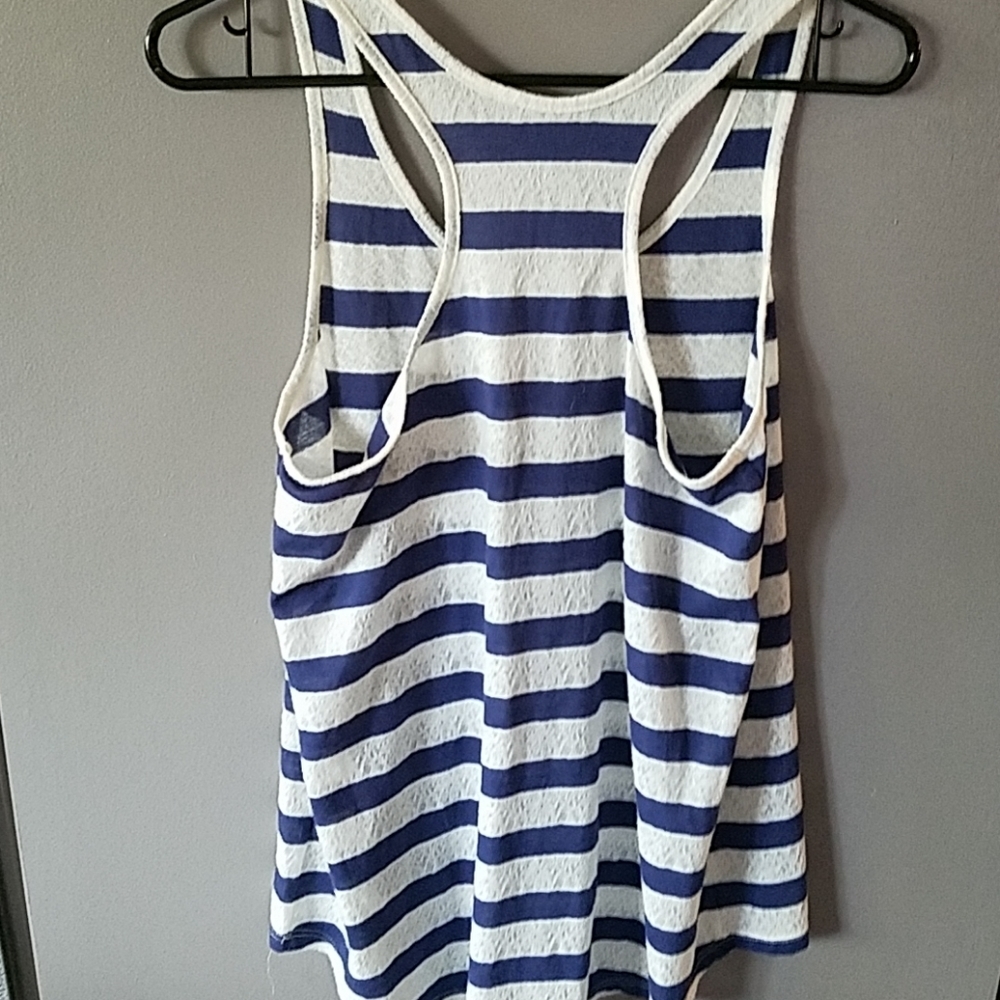 Caslon Scoop Neck Striped Tank Top - Picture 5 of 5